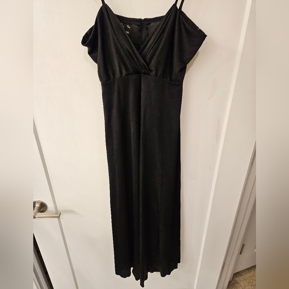 Vintage - Ursula of Switzerland NWT Little Black Cocktail Dress - Size 11/12